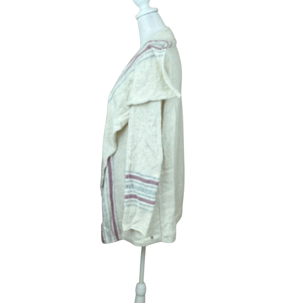 Eddie Bauer Sleepwear Cardigan Sweater Women's Small Cream Weekend Waterfall - Picture 5 of 10